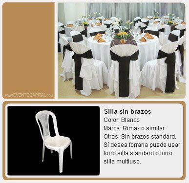 Alquilar Silla plastica sin brazos - Sillas rimax para fiestas y eventos en Bogotá - ver precios y fotos de alquileres económico para fiestas y eventos